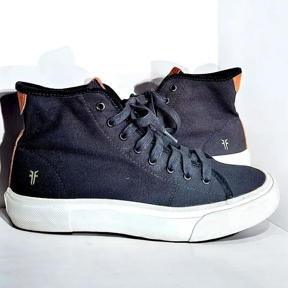 Frye Ludlow High-Top Black Sneakers | Men’s 9